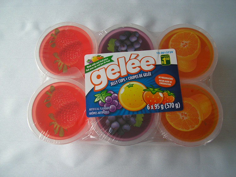 Coupes de gelée